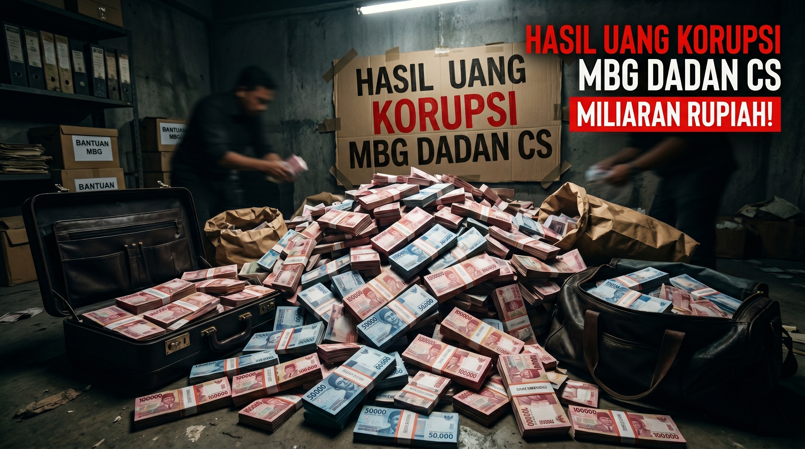 Hasil Uang Yang di Korupsi MBG Dadan CS