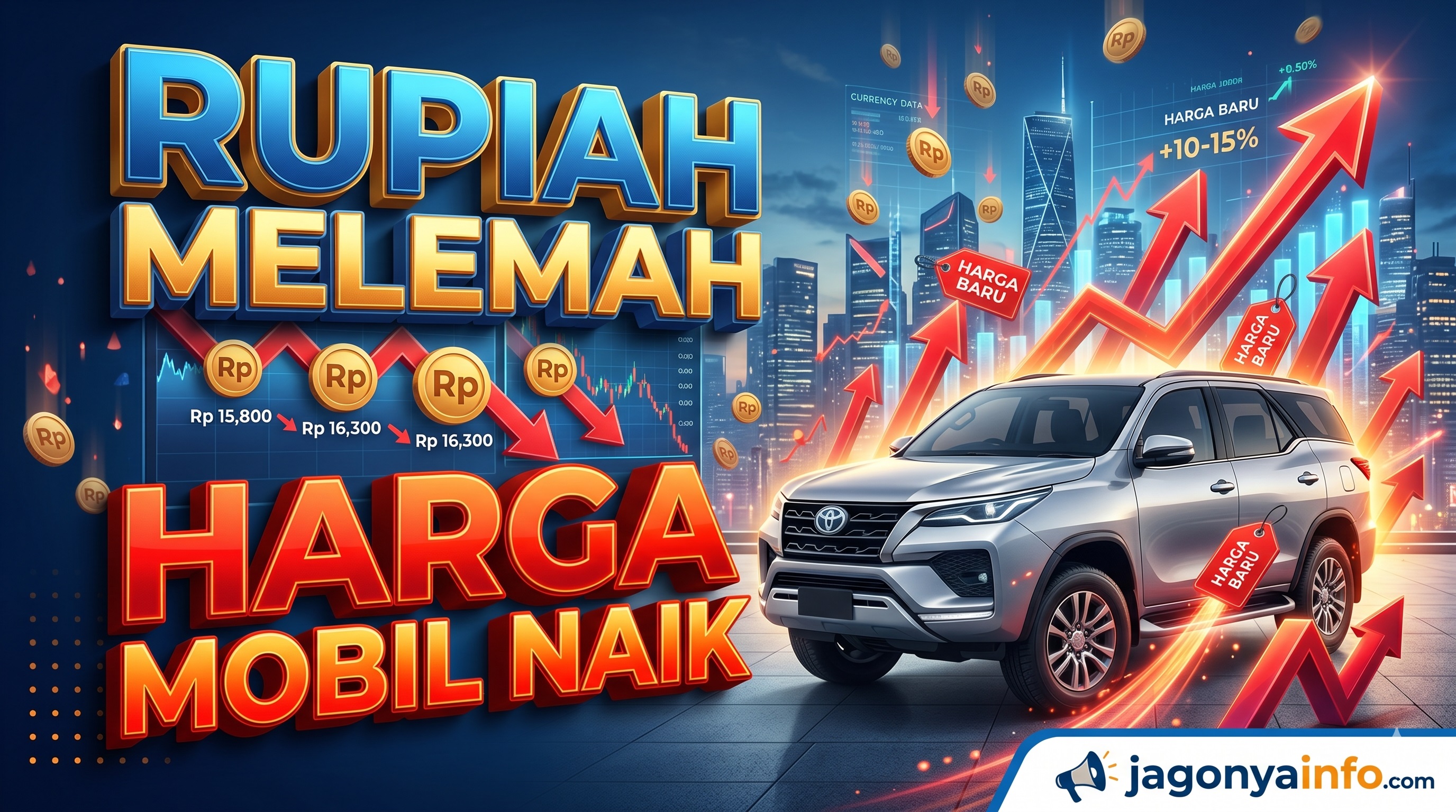 Rupiah Melemah Harga Kendaraan Mobil Naik