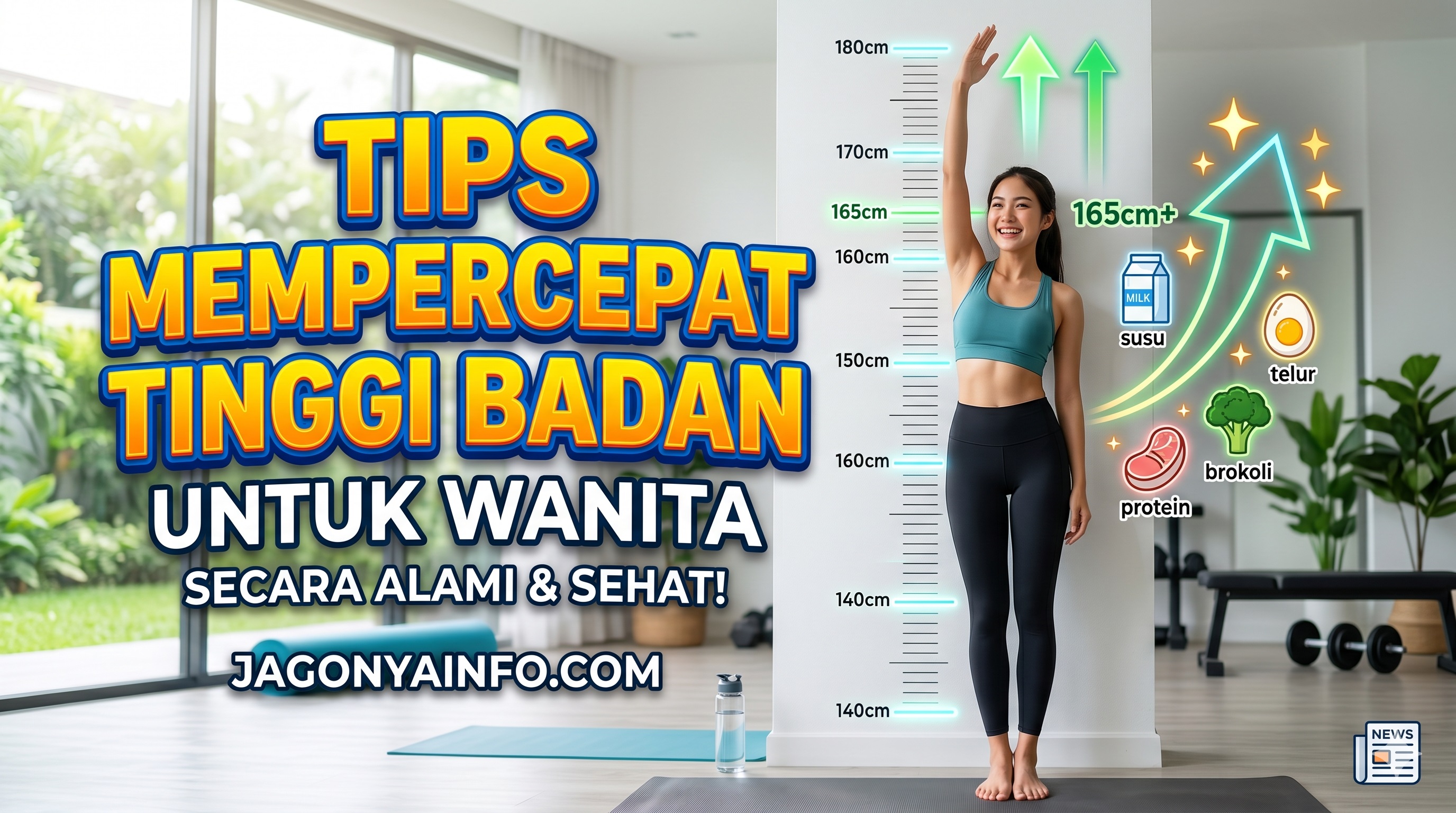 Tips Mempercepat Tinggi Badan untuk Wanita