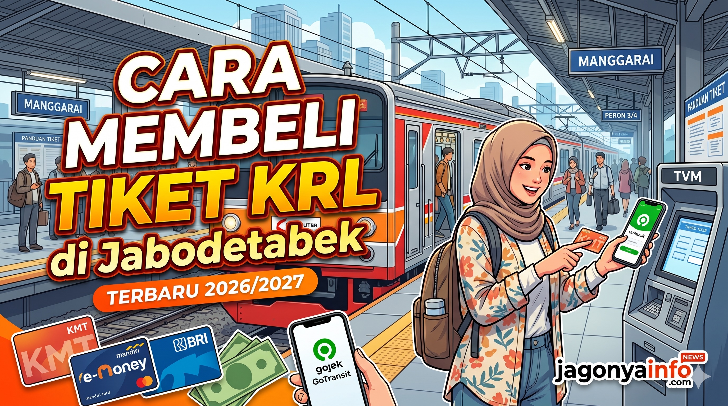 Cara Membeli Tiket KRL di Jabodetabek