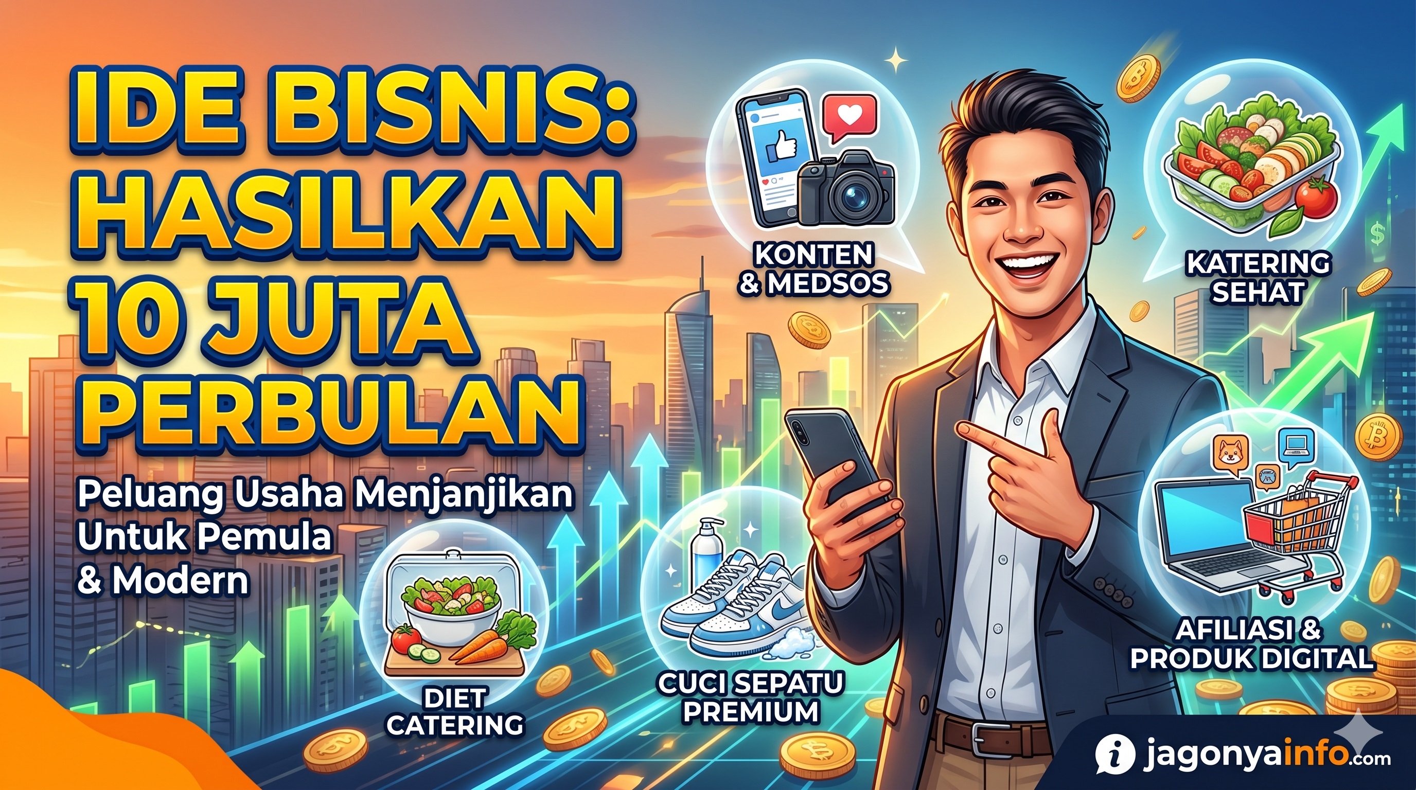 Ide Bisnis Yang Bisa Menghasilkan 10 Juta Perbulan
